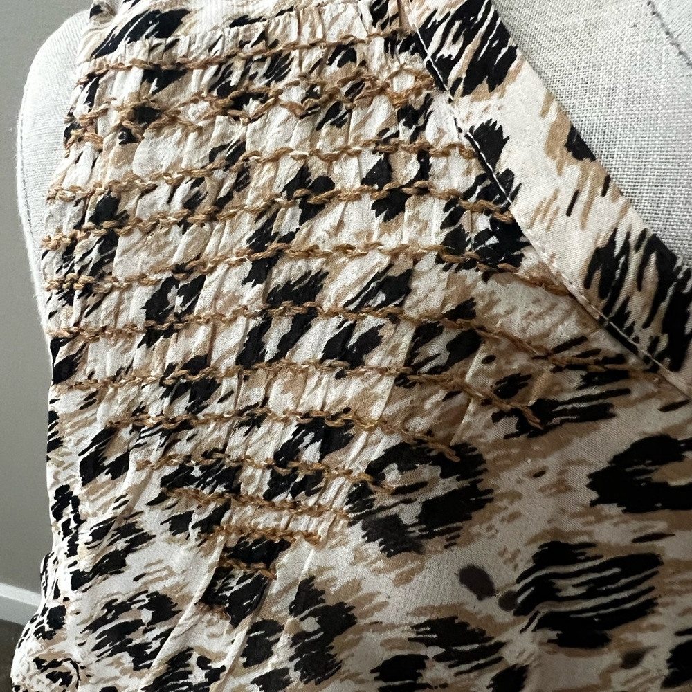 Leopard print Joie tank - Picture 2 of 8